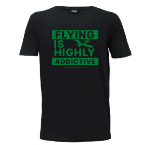 Mens Flying Is Highly Addictive Tee